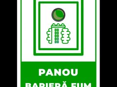 Indicator pentru panou bariera fum